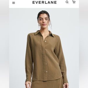 Everlane, City Stripe Shirt, Size: 00